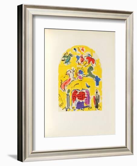 Jerusalem Windows : Levi (Sketch)-Marc Chagall-Framed Collectable Print