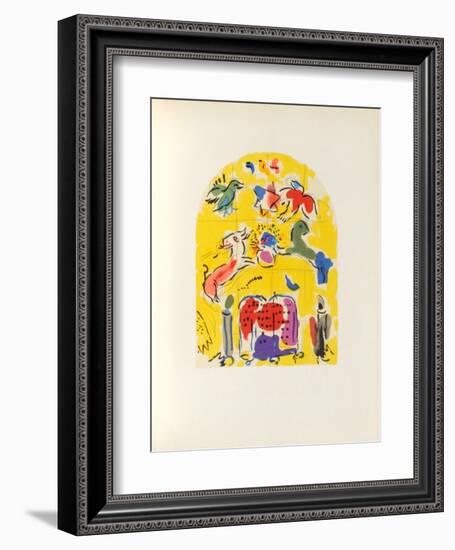 Jerusalem Windows : Levi (Sketch)-Marc Chagall-Framed Collectable Print