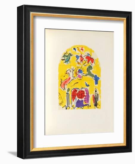 Jerusalem Windows : Levi (Sketch)-Marc Chagall-Framed Collectable Print