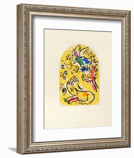 Jerusalem Windows : NephtaII (Sketch)-Marc Chagall-Framed Collectable Print