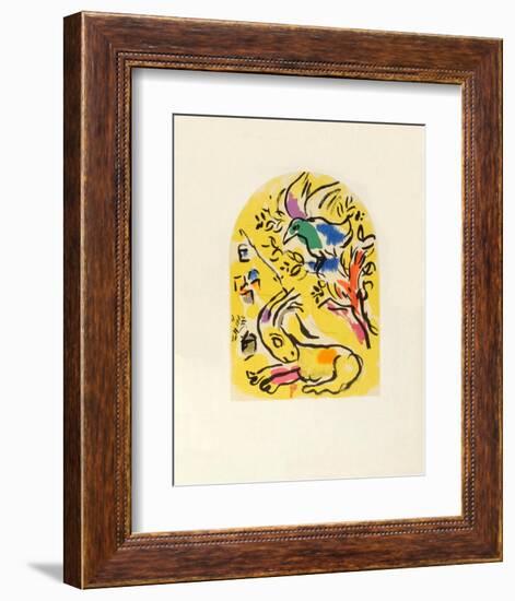 Jerusalem Windows : NephtaII (Sketch)-Marc Chagall-Framed Collectable Print