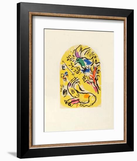 Jerusalem Windows : NephtaII (Sketch)-Marc Chagall-Framed Collectable Print