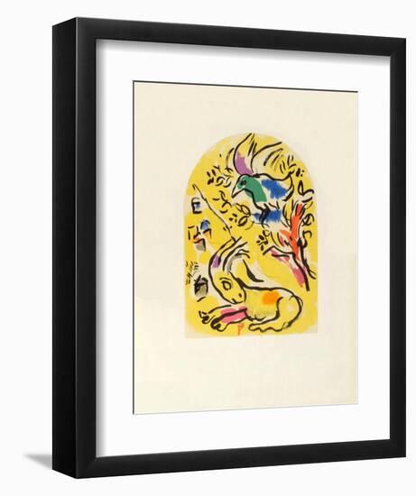 Jerusalem Windows : NephtaII (Sketch)-Marc Chagall-Framed Collectable Print