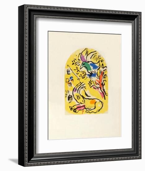 Jerusalem Windows : NephtaII (Sketch)-Marc Chagall-Framed Collectable Print