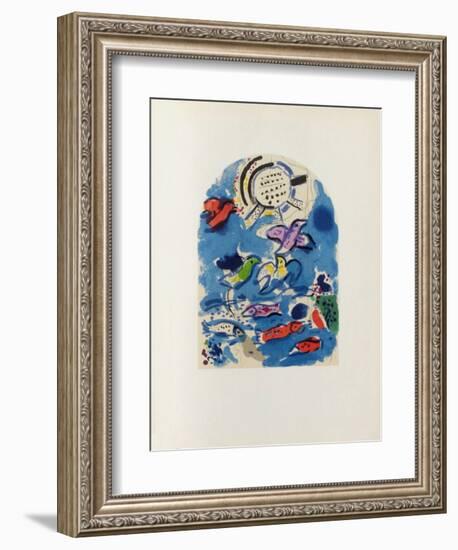 Jerusalem Windows : Ruben (Sketch)-Marc Chagall-Framed Collectable Print