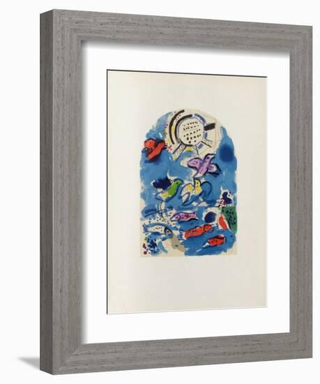 Jerusalem Windows : Ruben (Sketch)-Marc Chagall-Framed Collectable Print