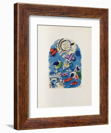 Jerusalem Windows : Ruben (Sketch)-Marc Chagall-Framed Collectable Print