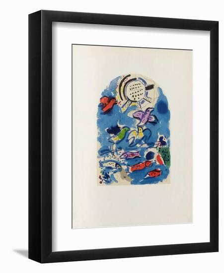 Jerusalem Windows : Ruben (Sketch)-Marc Chagall-Framed Collectable Print