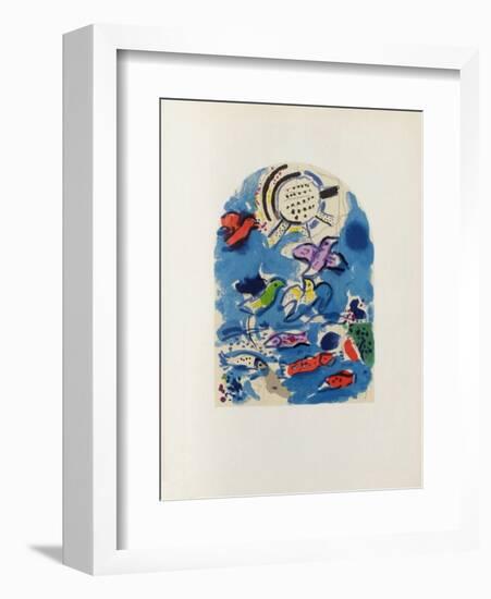 Jerusalem Windows : Ruben (Sketch)-Marc Chagall-Framed Collectable Print