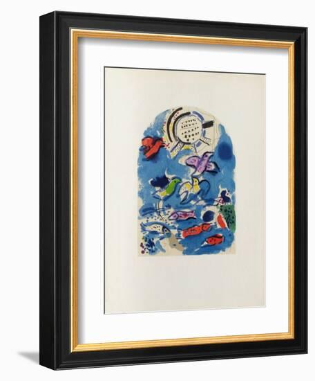 Jerusalem Windows : Ruben (Sketch)-Marc Chagall-Framed Collectable Print