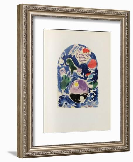 Jerusalem Windows : Simeon (Sketch)-Marc Chagall-Framed Collectable Print