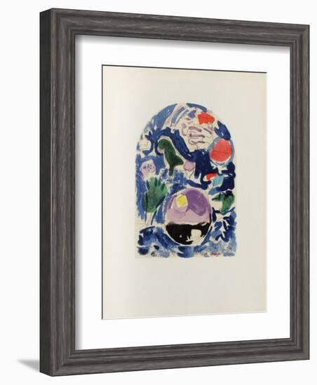 Jerusalem Windows : Simeon (Sketch)-Marc Chagall-Framed Collectable Print