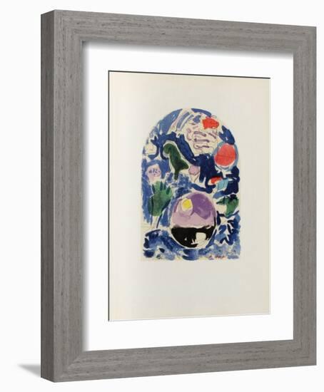 Jerusalem Windows : Simeon (Sketch)-Marc Chagall-Framed Collectable Print