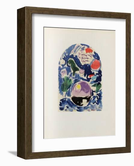 Jerusalem Windows : Simeon (Sketch)-Marc Chagall-Framed Collectable Print