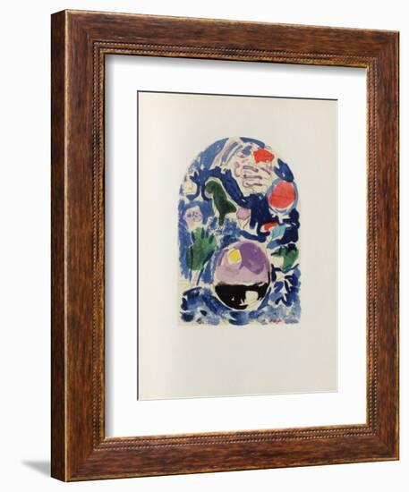 Jerusalem Windows : Simeon (Sketch)-Marc Chagall-Framed Collectable Print