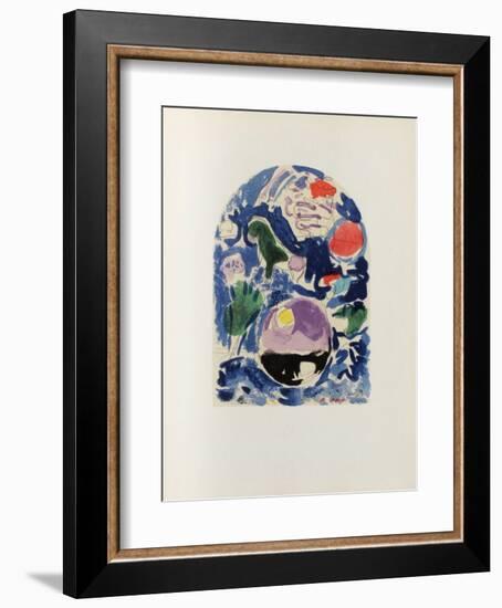 Jerusalem Windows : Simeon (Sketch)-Marc Chagall-Framed Collectable Print