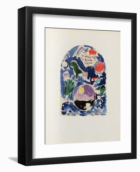 Jerusalem Windows : Simeon (Sketch)-Marc Chagall-Framed Collectable Print