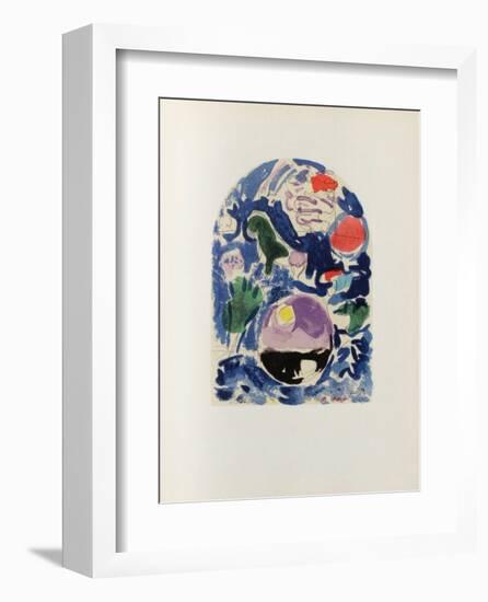 Jerusalem Windows : Simeon (Sketch)-Marc Chagall-Framed Collectable Print