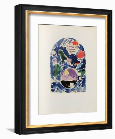 Jerusalem Windows : Simeon (Sketch)-Marc Chagall-Framed Collectable Print