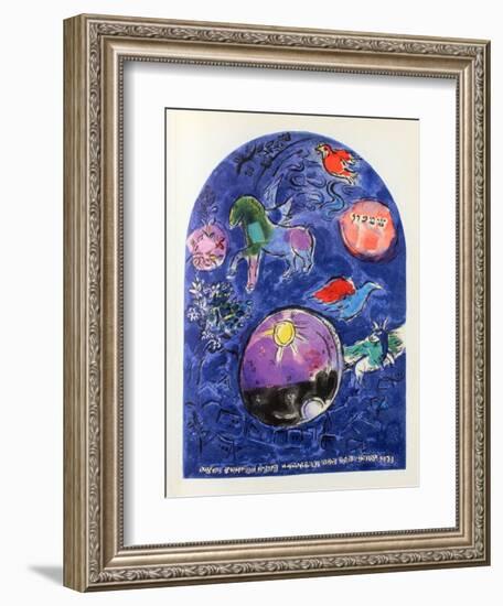 Jerusalem Windows : Simeon-Marc Chagall-Framed Collectable Print