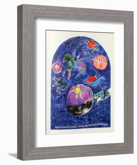 Jerusalem Windows : Simeon-Marc Chagall-Framed Collectable Print