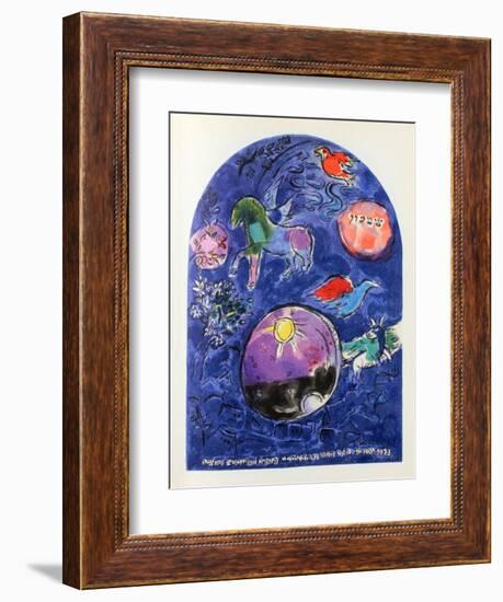 Jerusalem Windows : Simeon-Marc Chagall-Framed Collectable Print