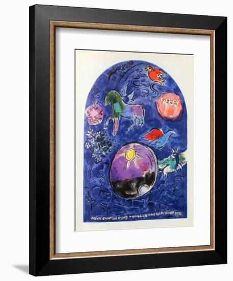 Jerusalem Windows : Simeon-Marc Chagall-Framed Collectable Print