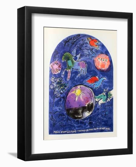 Jerusalem Windows : Simeon-Marc Chagall-Framed Collectable Print