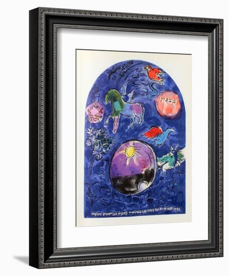 Jerusalem Windows : Simeon-Marc Chagall-Framed Collectable Print