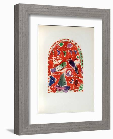 Jerusalem Windows : Zabulon (Sketch)-Marc Chagall-Framed Collectable Print