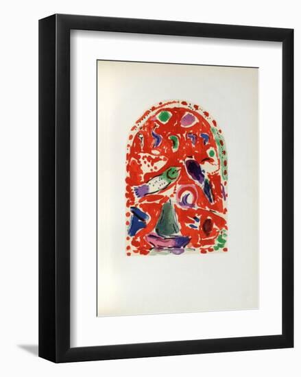 Jerusalem Windows : Zabulon (Sketch)-Marc Chagall-Framed Collectable Print