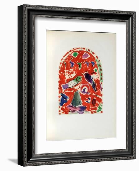 Jerusalem Windows : Zabulon (Sketch)-Marc Chagall-Framed Collectable Print