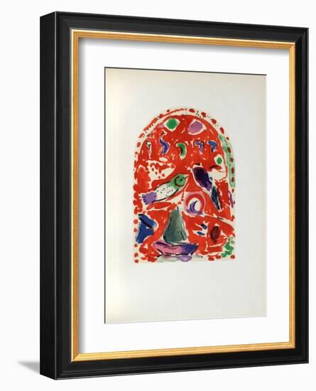 Jerusalem Windows : Zabulon (Sketch)-Marc Chagall-Framed Collectable Print