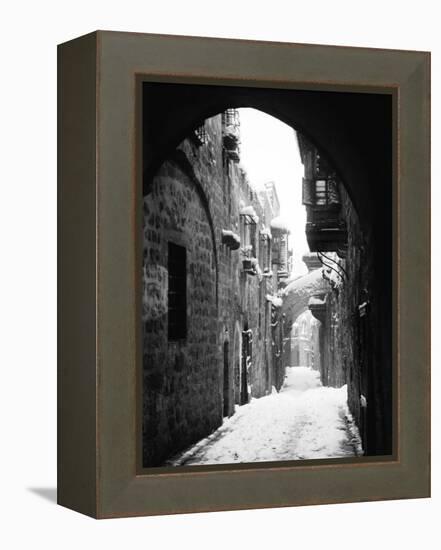 Jerusalem: Winter-null-Framed Premier Image Canvas