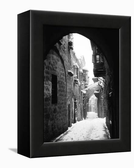 Jerusalem: Winter-null-Framed Premier Image Canvas