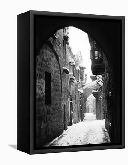 Jerusalem: Winter-null-Framed Premier Image Canvas