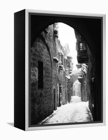 Jerusalem: Winter-null-Framed Premier Image Canvas