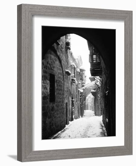 Jerusalem: Winter-null-Framed Photographic Print