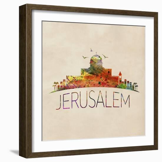 Jerusalem-Mark Ashkenazi-Framed Giclee Print