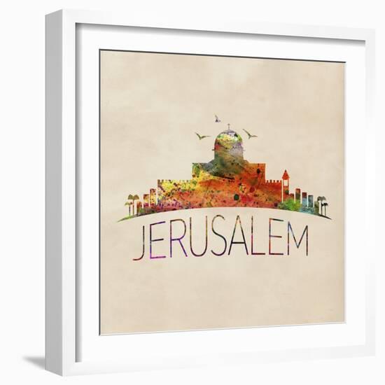 Jerusalem-Mark Ashkenazi-Framed Giclee Print