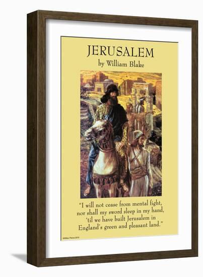 Jerusalem-William Blake-Framed Art Print