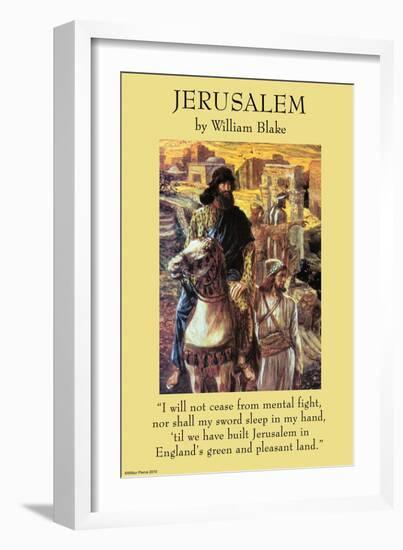 Jerusalem-William Blake-Framed Art Print