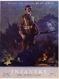 Infantry Recruitment Poster-Jes Schlaikjer-Framed Giclee Print