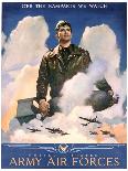 Signal Corps Recruitment Poster-Jes Schlaikjer-Framed Giclee Print