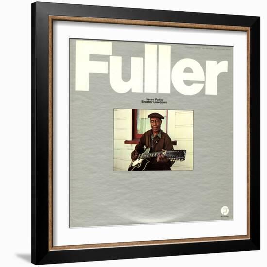 Jesse Fuller - Brother Lowdown-null-Framed Art Print