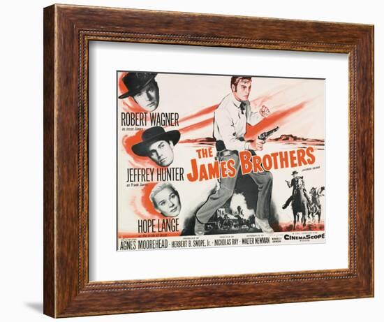 Jesse James, 1957, "The True Story of Jesse James" Directed by Nicholas Ray-null-Framed Giclee Print