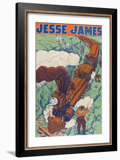 Jesse James-null-Framed Art Print