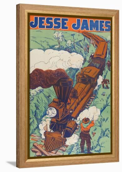 Jesse James-null-Framed Stretched Canvas