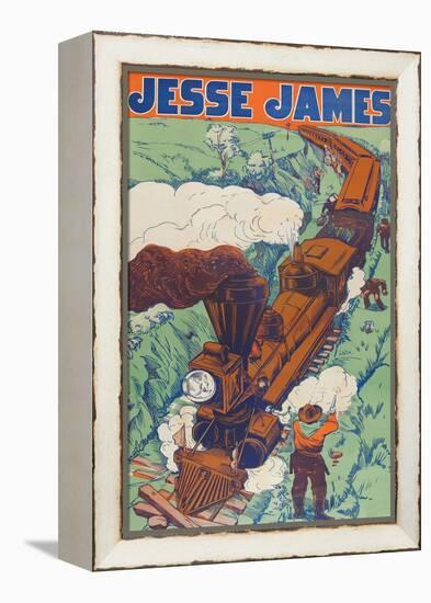 Jesse James-null-Framed Stretched Canvas