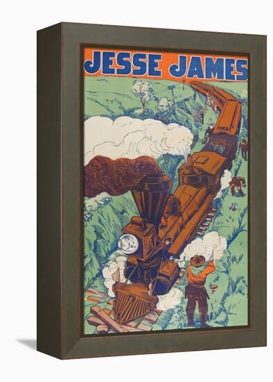 Jesse James-null-Framed Stretched Canvas